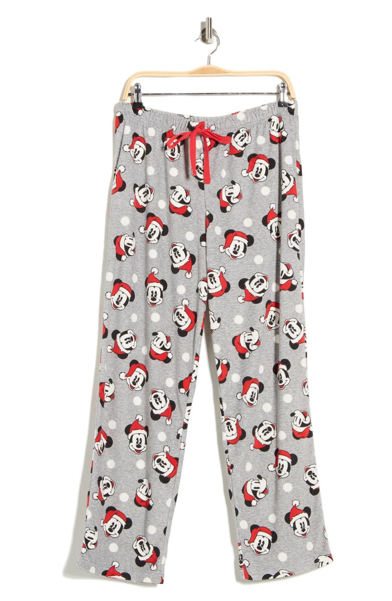 Disney Mickey Mouse Pajama Pants, Alternate, color, Grey Print