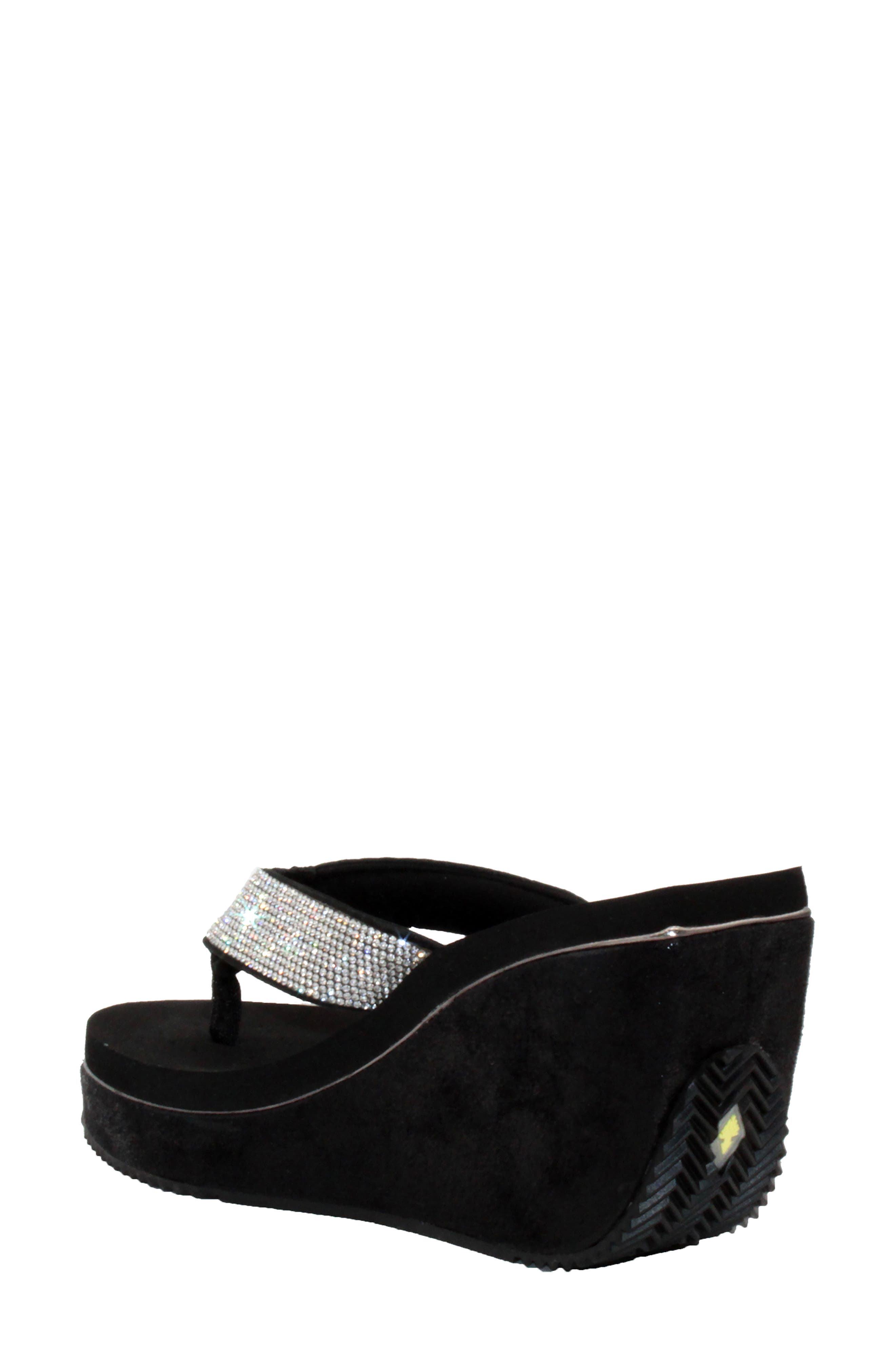 Volatile Glimpse Wedge Flip Flop, Alternate, color, 