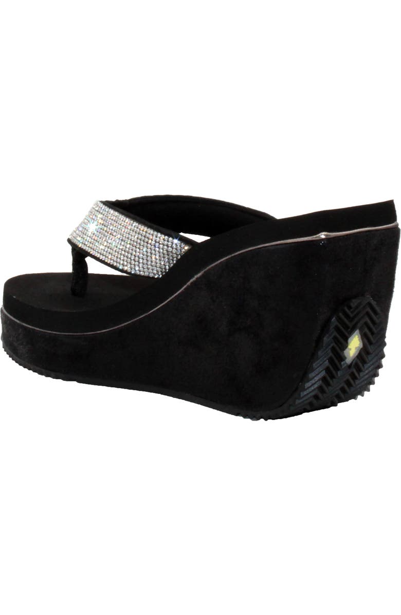 Volatile Glimpse Wedge Flip Flop, Alternate, color,