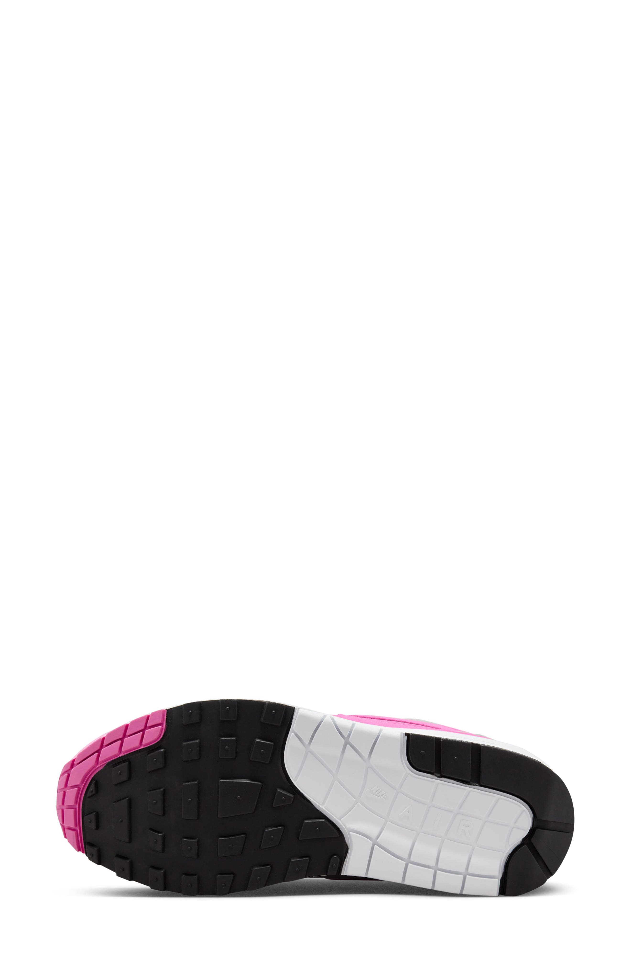 Air Max 1 '87 Sneaker, Alternate, color, WHITE/ PINK/ GREY/ BLACK