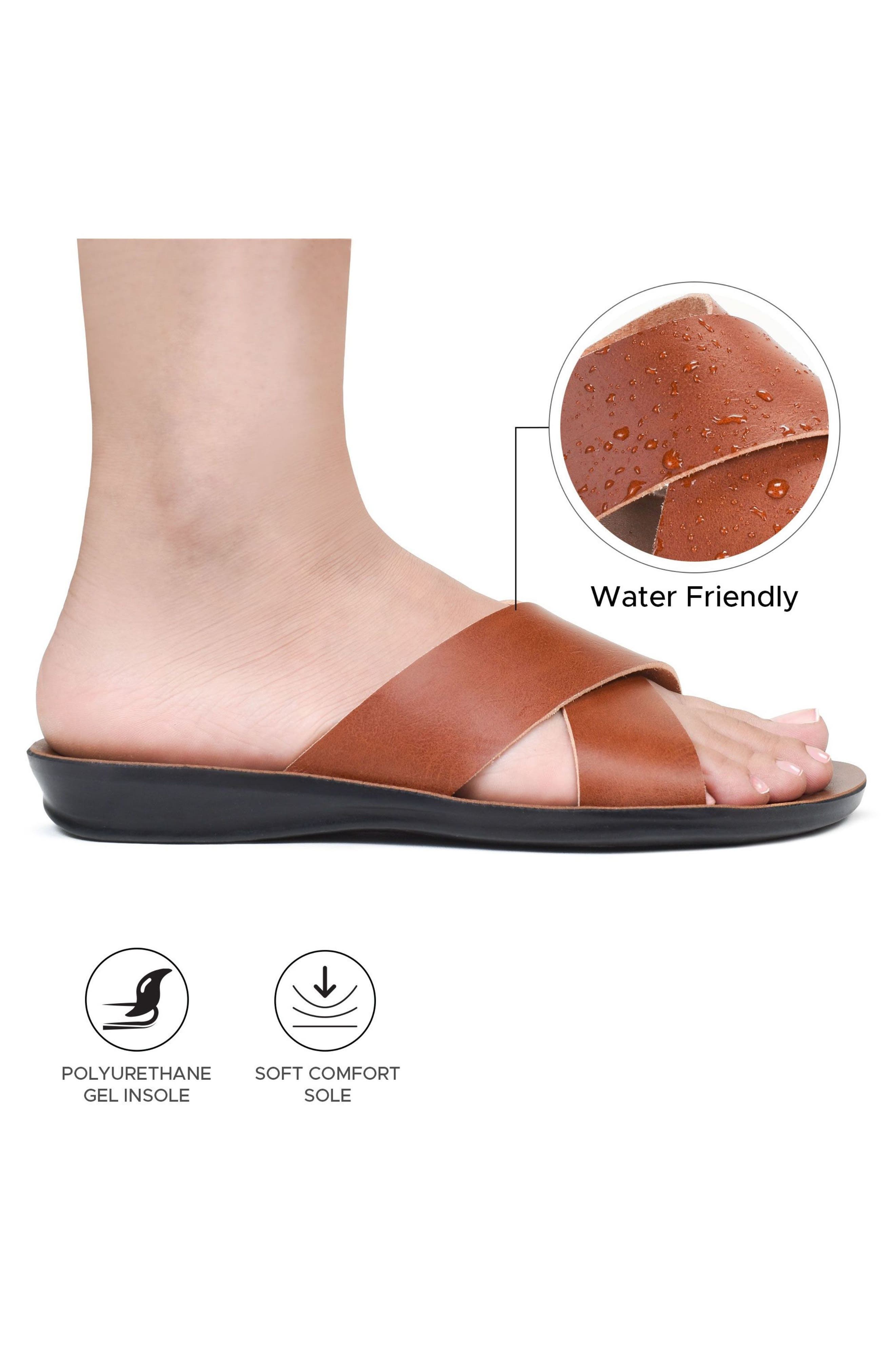 XENIA WOMENS SANDALS, Alternate, color, SOFT BROWN