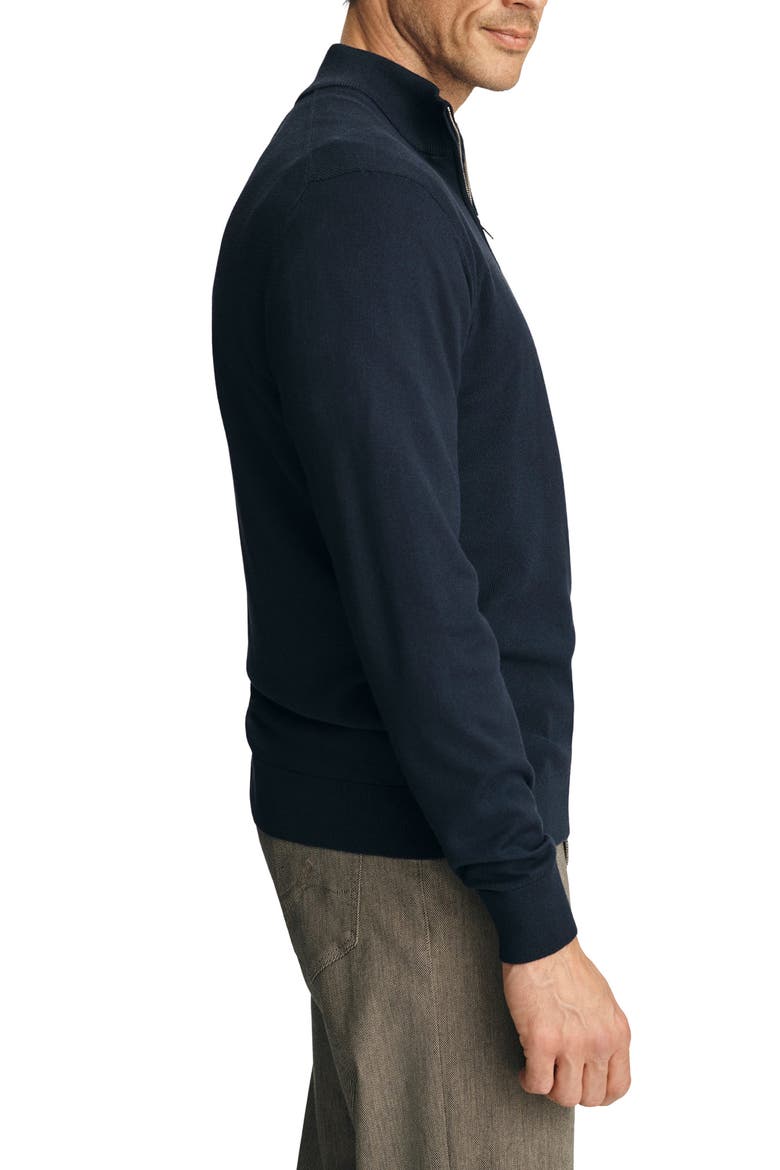 Textured Quarter Zip Sweater, Alternate, color, TOTAL ECLIPSE