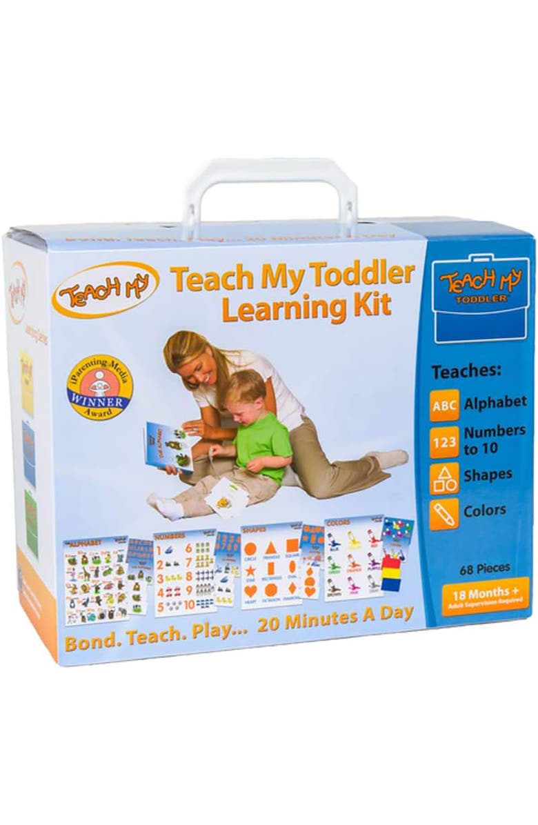 Teach My Learning Kit Toddler, Guided Child Development, 84 Cards, Kids, Alternate, color, Multicolored