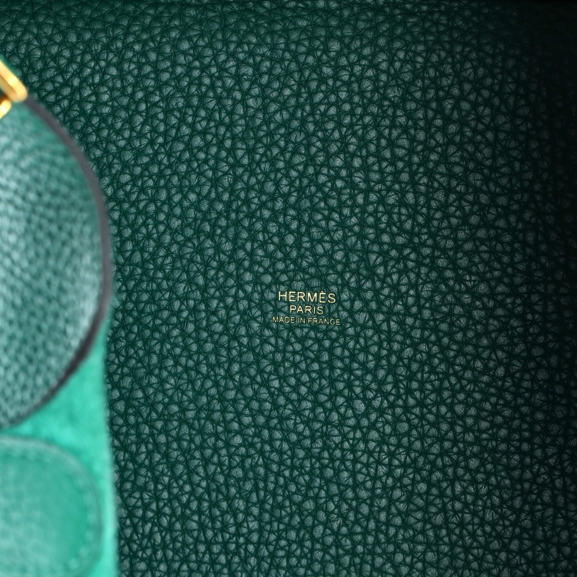 Pre-Owned Hermes Picotin Lock Bag Clemence MM, Alternate, color, Vert Vertigo