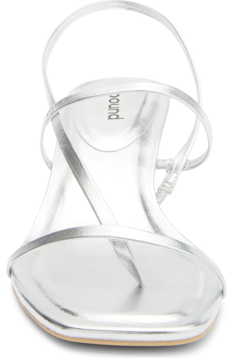 Abound Petra Kitten Heel Sandal, Alternate, color, Silver Metallic