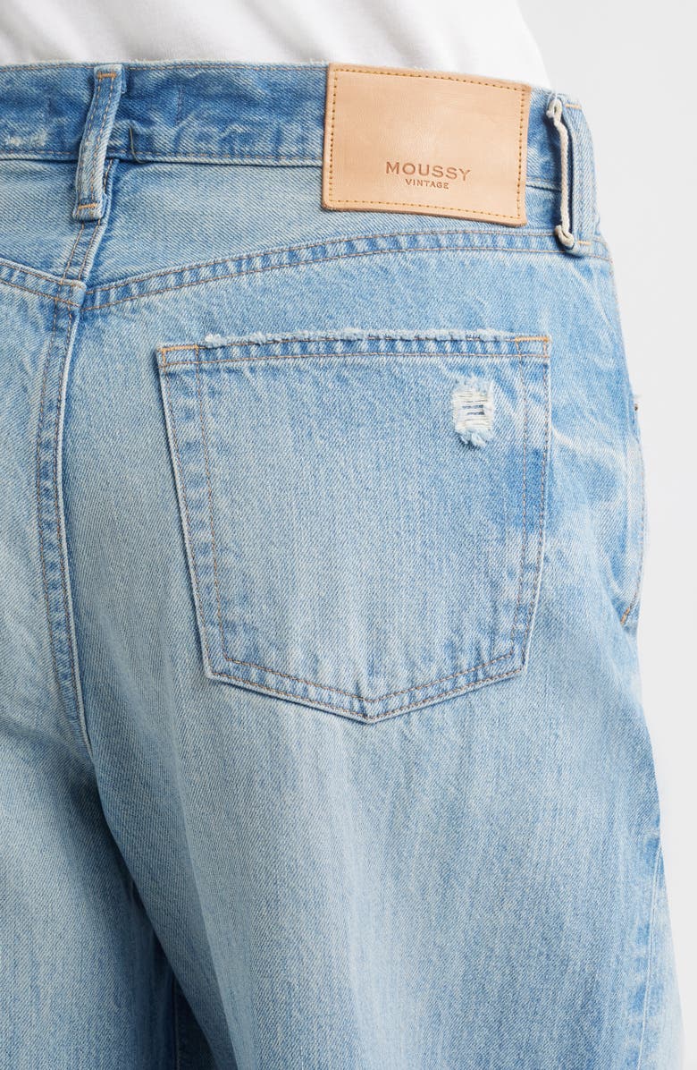 MOUSSY VINTAGE Lowell High Waist Superwide Leg Jeans, Alternate, color, Light Blue