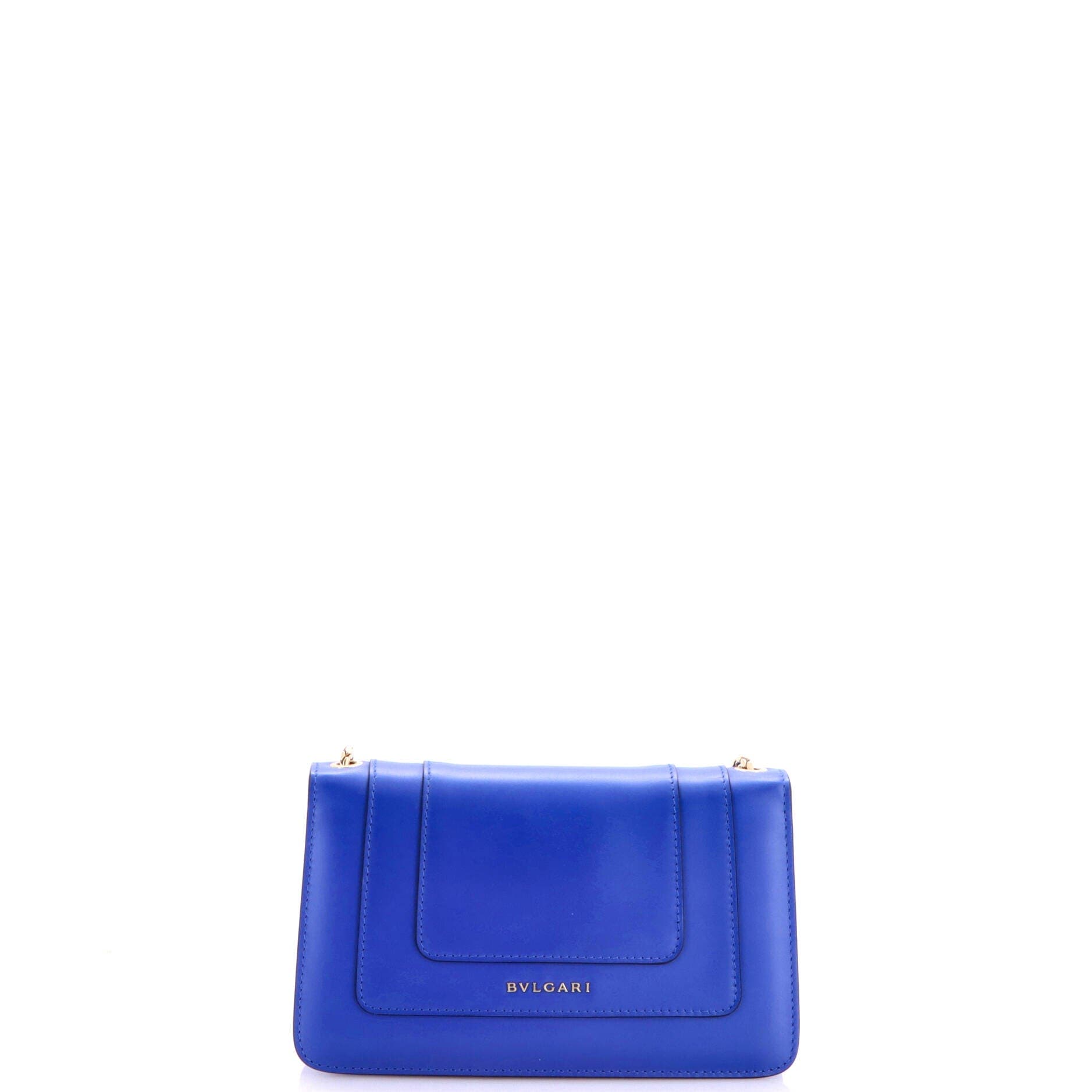 Serpenti Forever Shoulder Bag Leather Small, Alternate, color, Blue