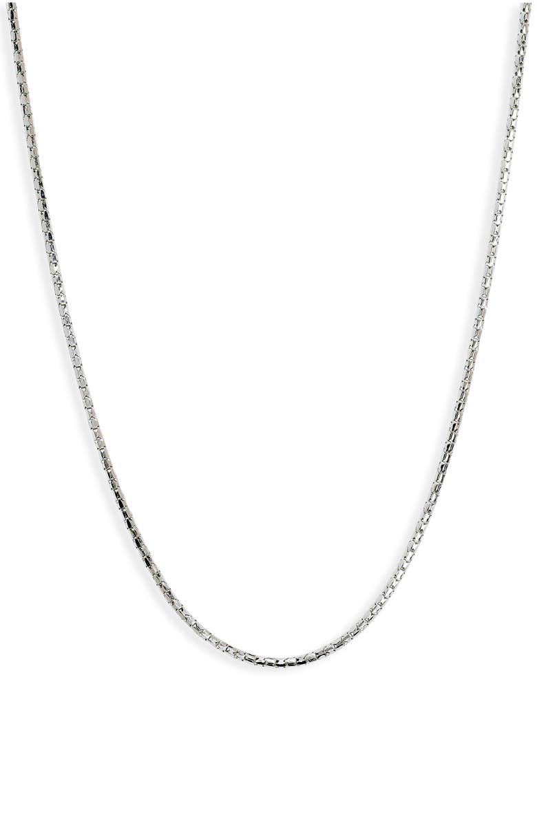 Bony Levy Men's 14K Gold Snake Chain Necklace, Main, color, 14K White Gold