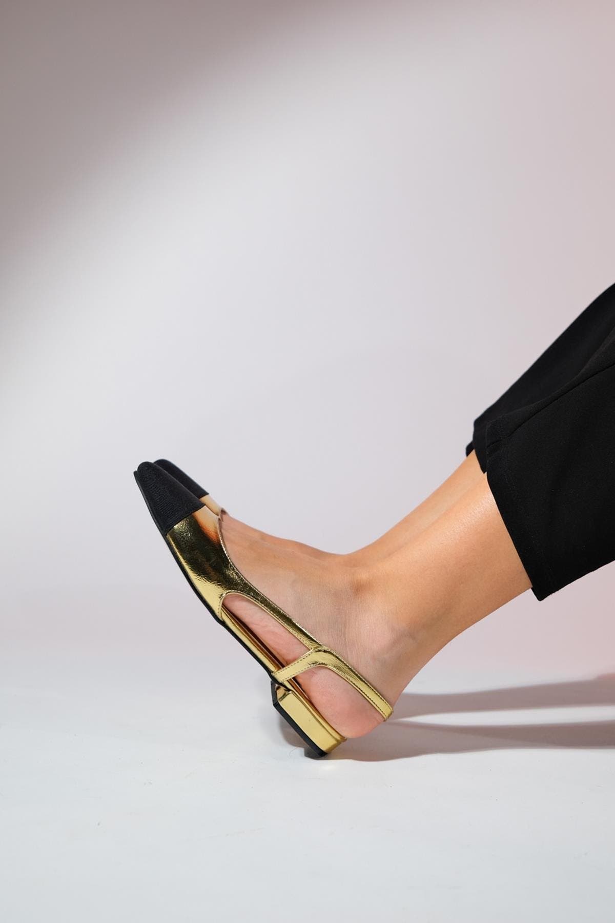 Lujo Ballet Flat, Alternate, color, Gold