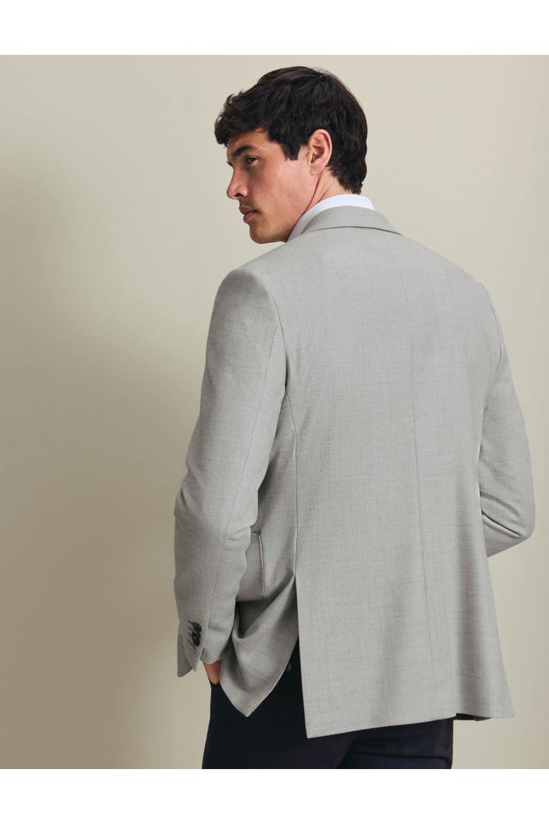 Wool Silk Jacket, Alternate, color, Silver Grey