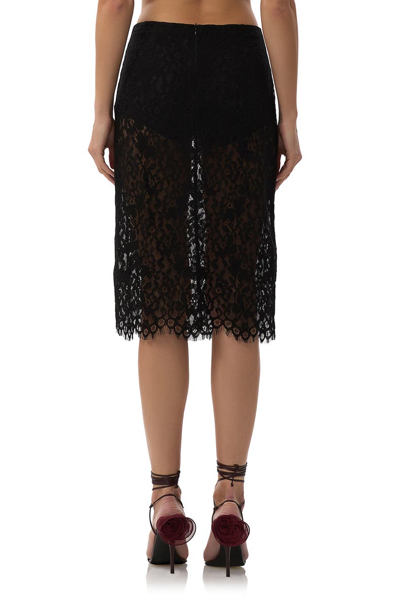 AFRM Arista Lace Midi Skirt, Alternate, color,