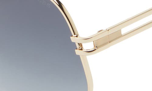 Marc Jacobs 61mm Pilot Sunglasses In Black/gold