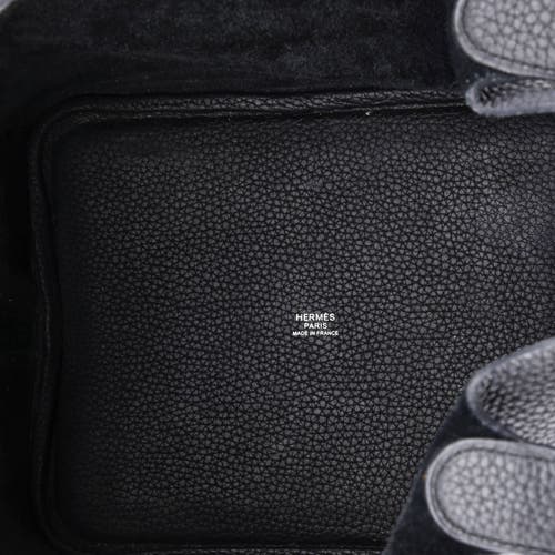 Pre-owned Hermes Hermes Picotin Lock Bag Clemence Mm In Black