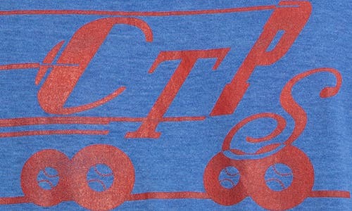 Elwood Vintage Ctps Tee In Blue