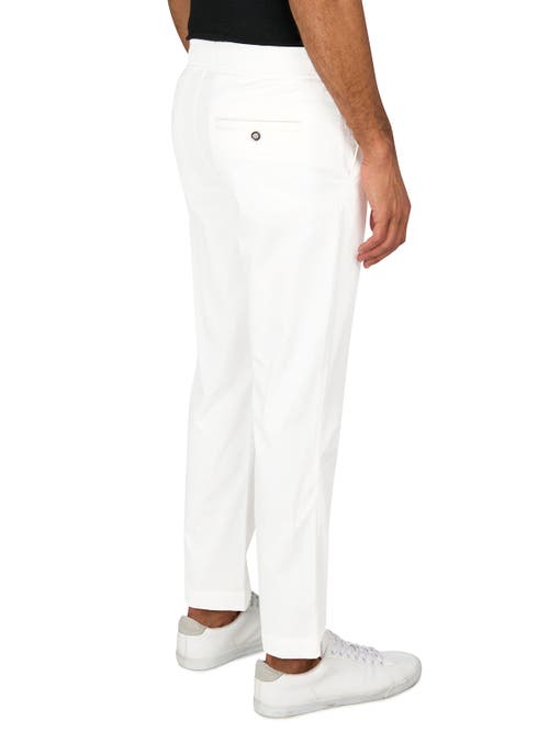 Brooklyn Brigade Solid Drawstring Pants In White