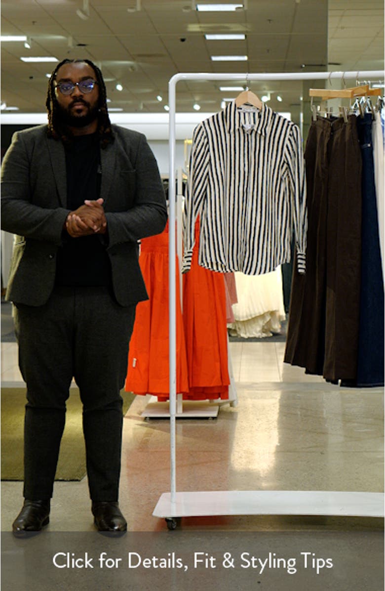 Stripe Button Front Shirt, sales video thumbnail