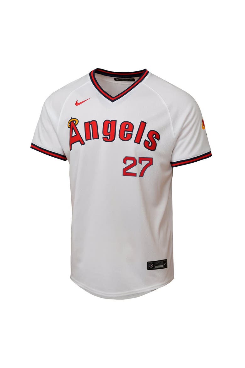 Youth Nike Mike Trout White Los Angeles Angels Alternate 2 Limited Player Jersey, Alternate, color, White