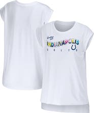 WEAR by Erin Andrews Women's WEAR by Erin Andrews White Indianapolis Colts Greetings From Muscle T-Shirt