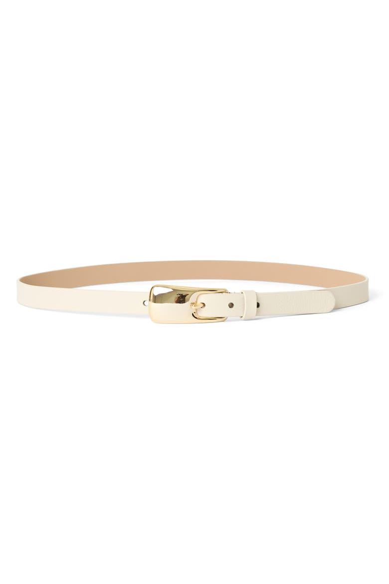 Nancy Leather Belt, Main, color, GESSO GOLD