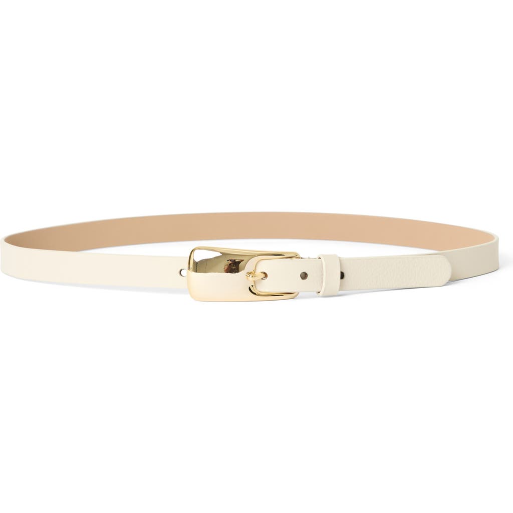 B-low The Belt Nancy Leather Belt In Gesso Gold