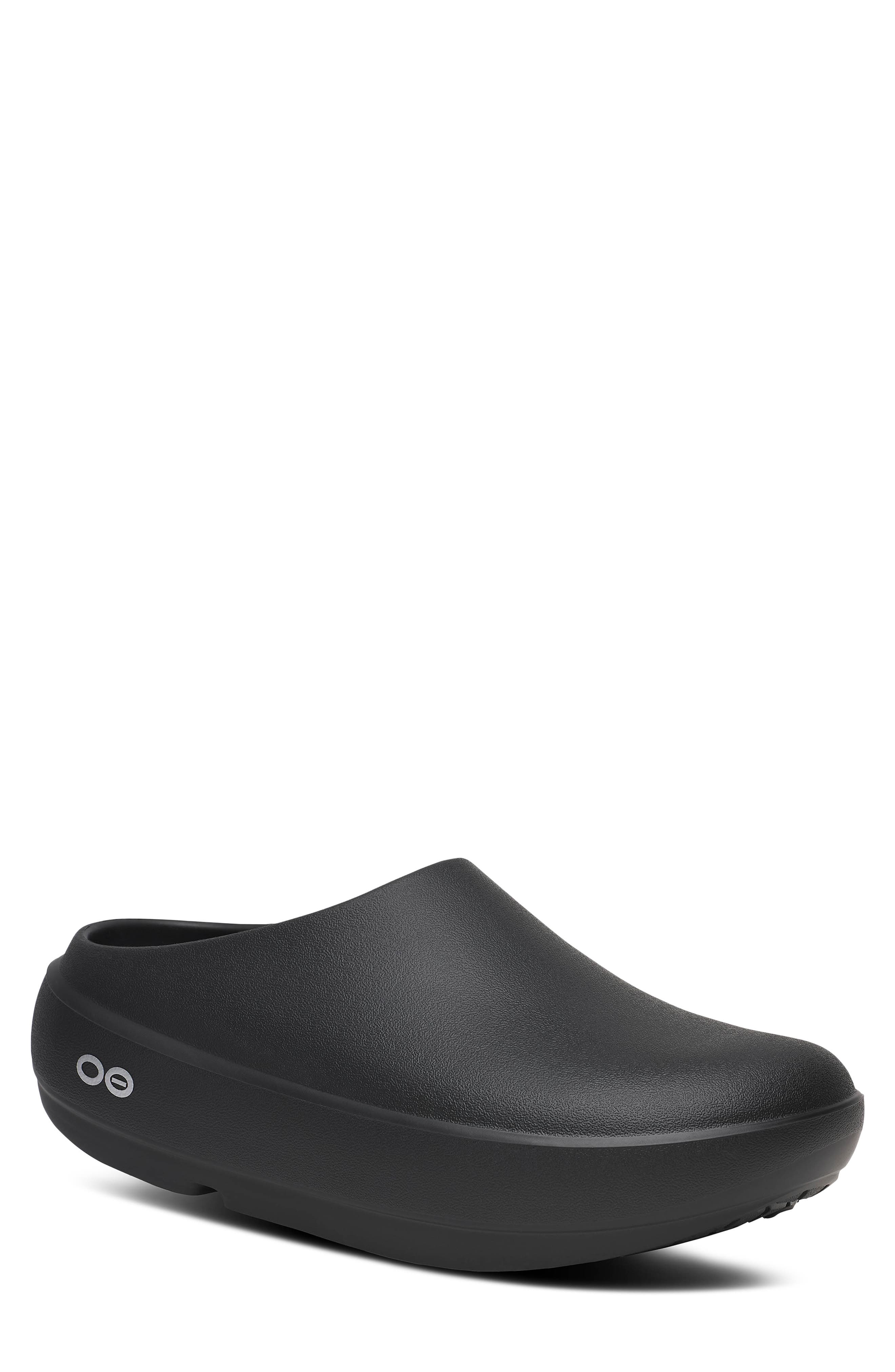 Oofos OOclog Clog, Main, color, Black
