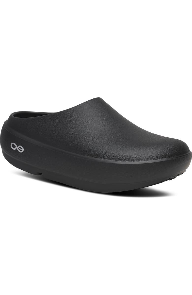 Oofos OOclog Clog, Main, color, Black