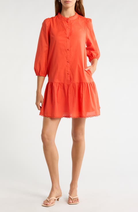 Yamila Drop Waist Minidress