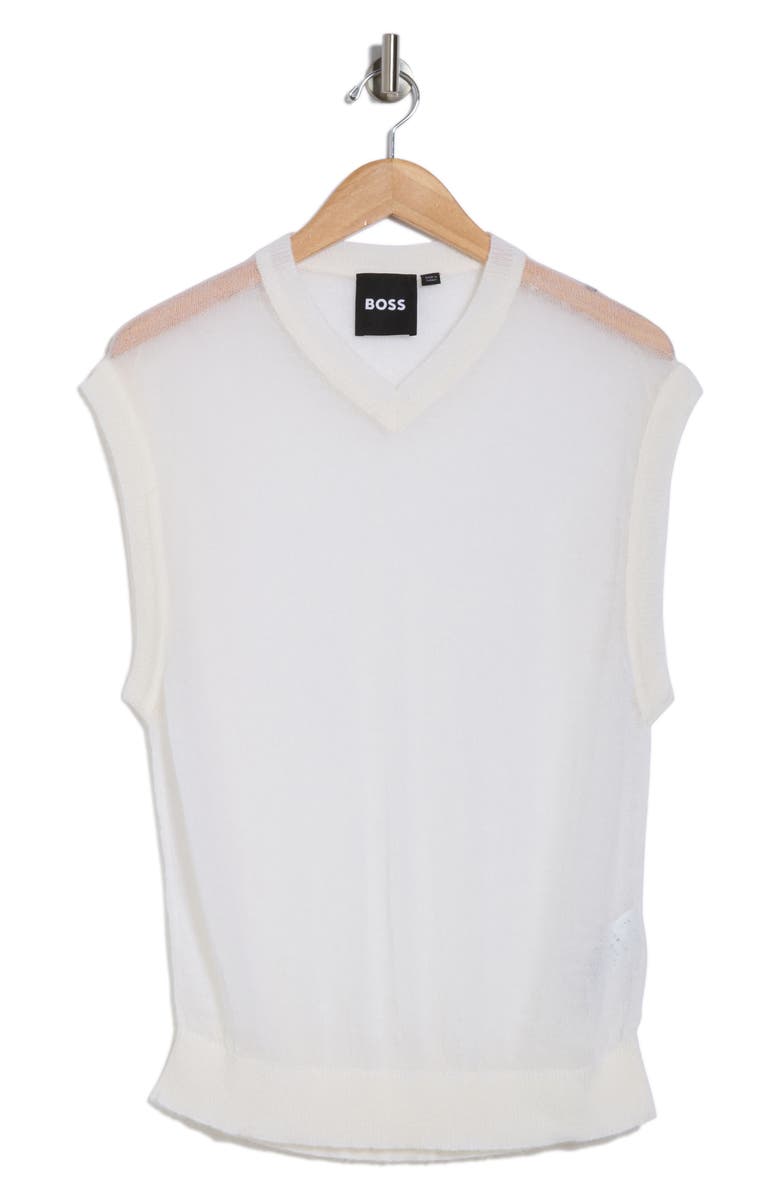 BOSS Lucid V-Neck Sweater Vest, Alternate, color, 