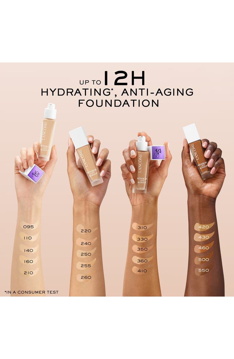 Lancôme Rénergie Lift Liquid Anti-Aging Foundation Broad-Spectrum SPF 27, Alternate, color, 140 Porcelaine 20 (C)