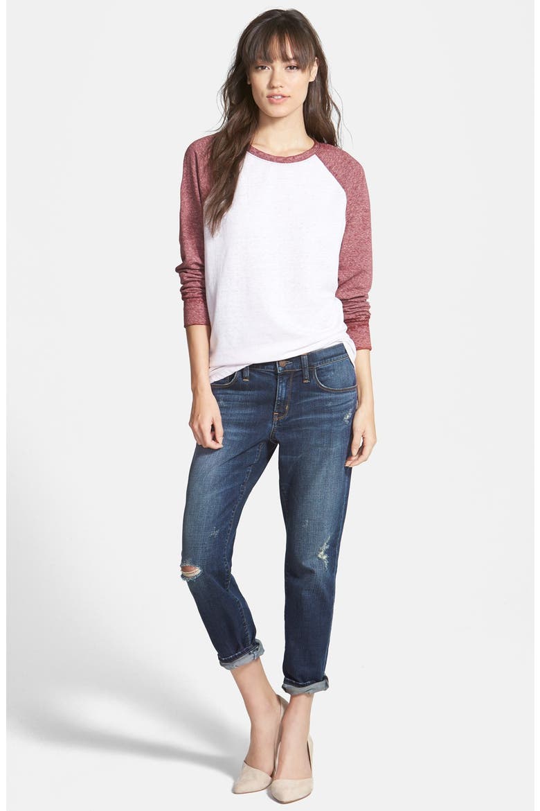 Treasure&Bond Boyfriend Jeans, Alternate, color, MEDIUM WASH