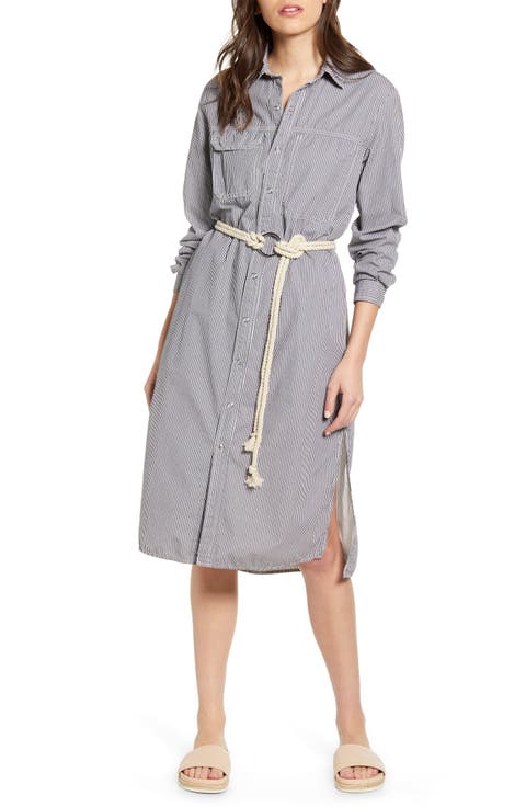 Taylor Long Sleeve Midi Shirtdress