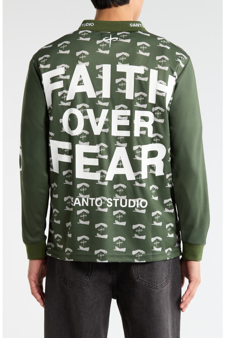 Faith Over Fear Long Sleeve Club Jersey, Alternate, color, GREEN