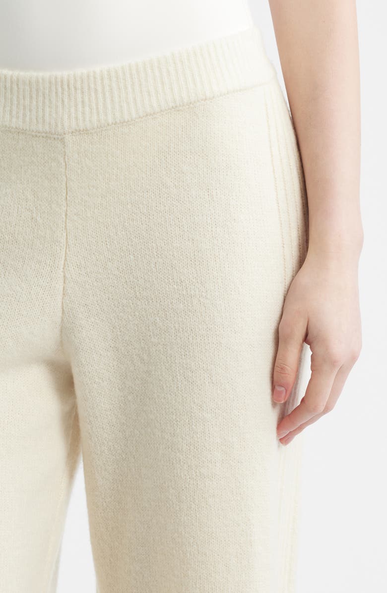 HOUSE OF CB Lara Merino Wool Pants, Alternate, color, Cream