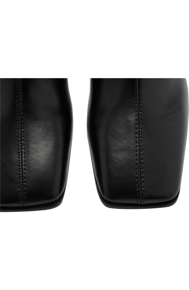 MANGO Block Heel Bootie, Alternate, color, Black