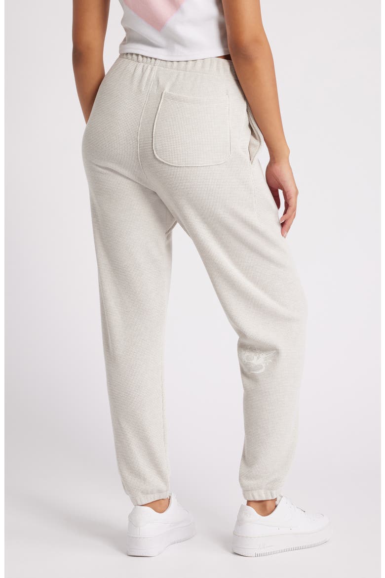 Don't Fumble Mac Waffle Knit Slim Leg Joggers, Alternate, color, GREY
