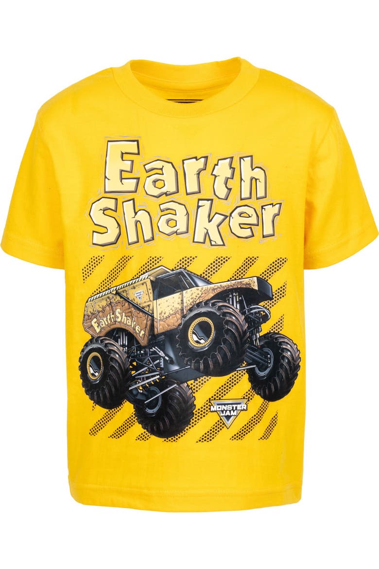 4-Pack Short Sleeve Tees, Alternate, color, Red Black Yellow Gray