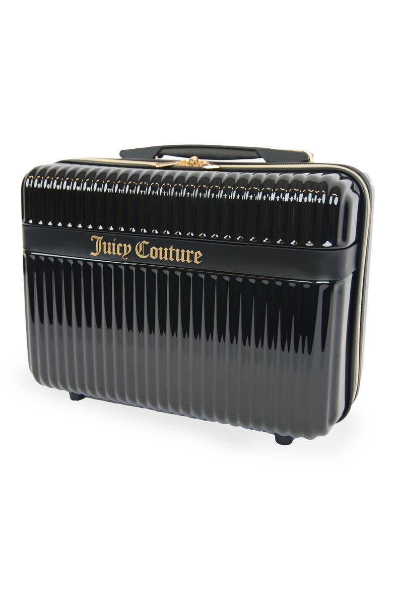 Adeline 4-Piece Luggage Set, Alternate, color, BLACK/ GOLD