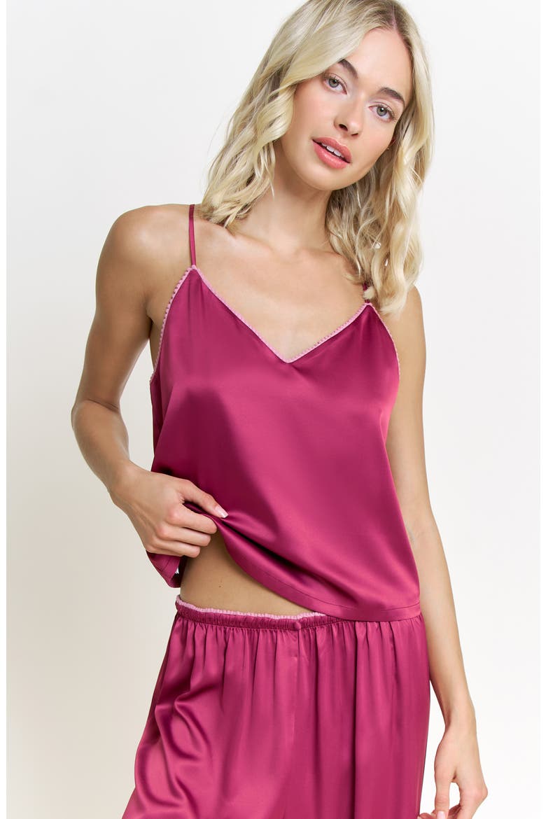 Off to Bed Pajamas, Alternate, color, MULBERRY