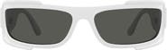 Versace 67mm Rectangular Sunglasses