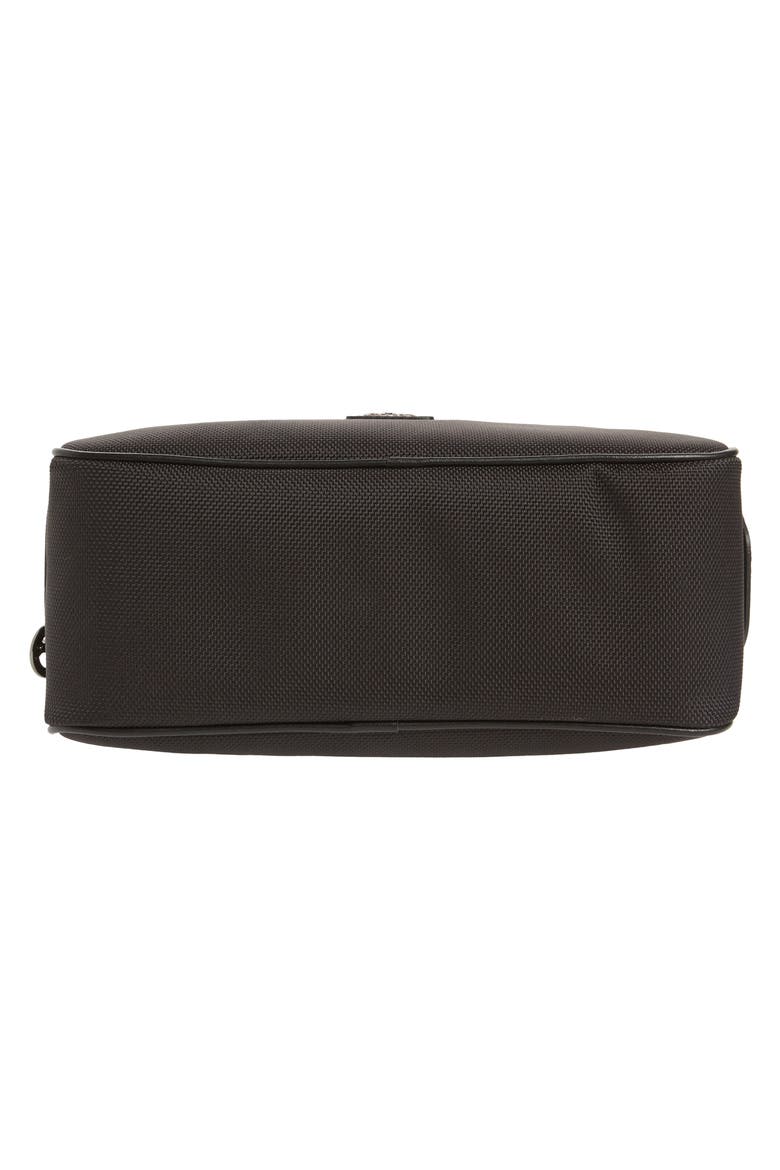 Boxford Canvas & Leather Cosmetics Case, Alternate, color, BLACK