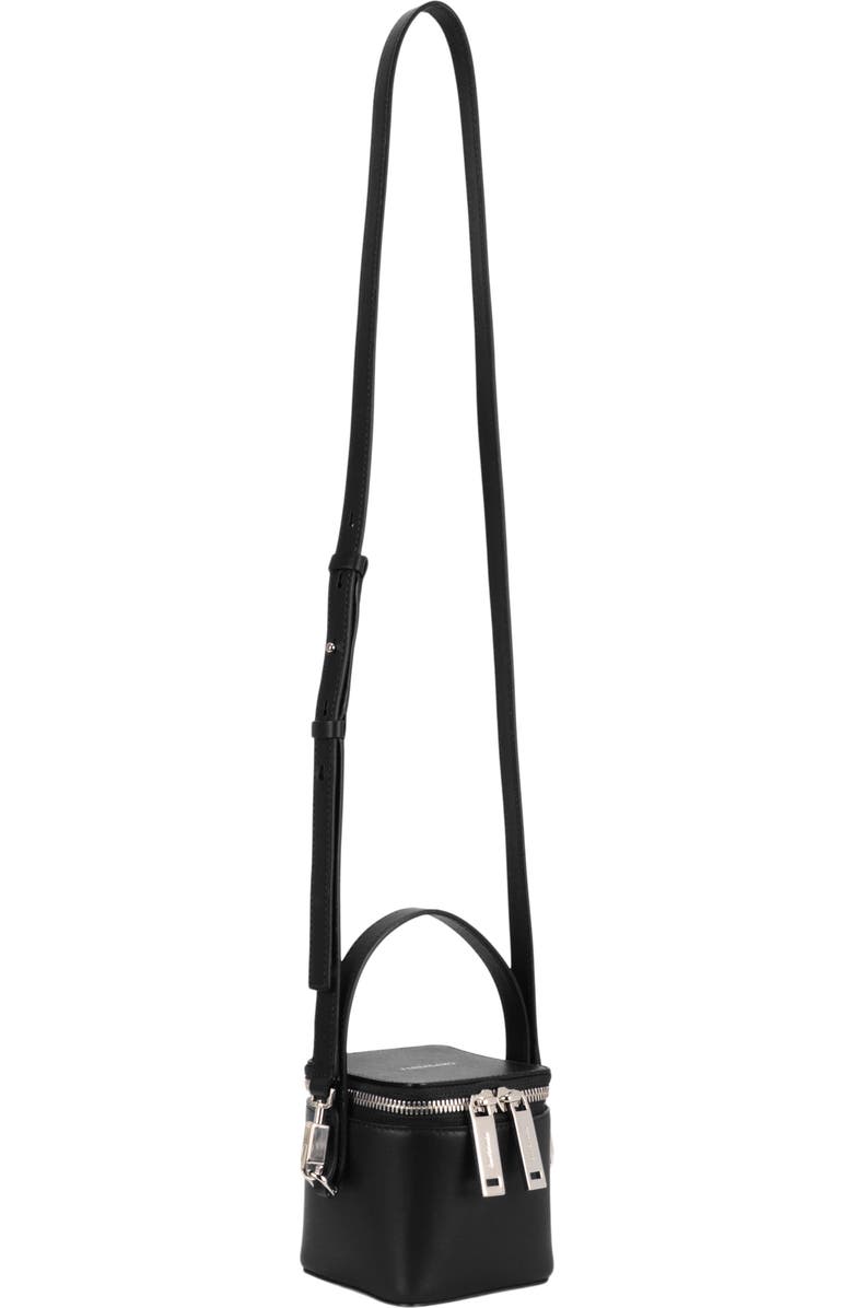 FERRAGAMO Cube Leather Bucket Bag, Alternate, color,