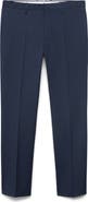 MANGO Slim Fit Flat Front Pants