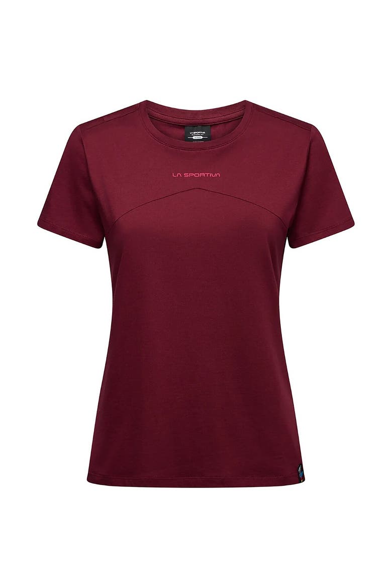 Roof T-Shirt - Women's, Alternate, color, Redwood/Azalea