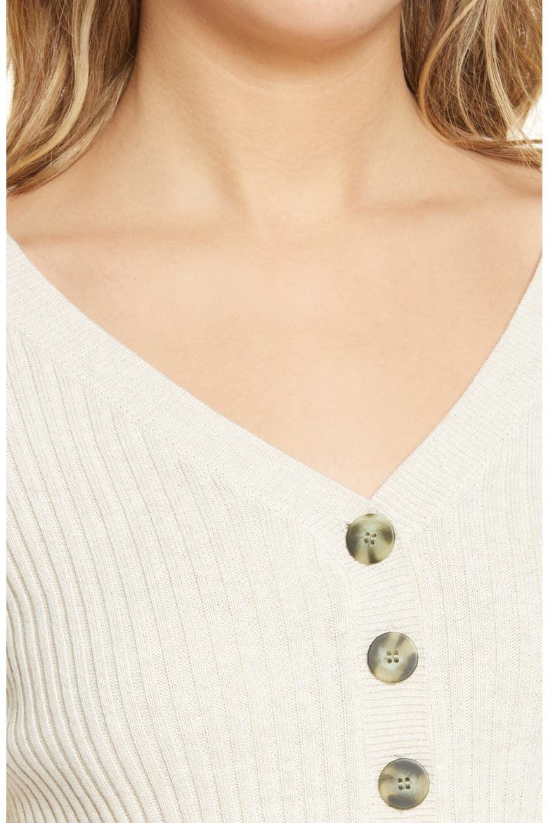 Cropped Cardigan, Alternate, color, BEIGE OATMEAL LIGHT HEATHER