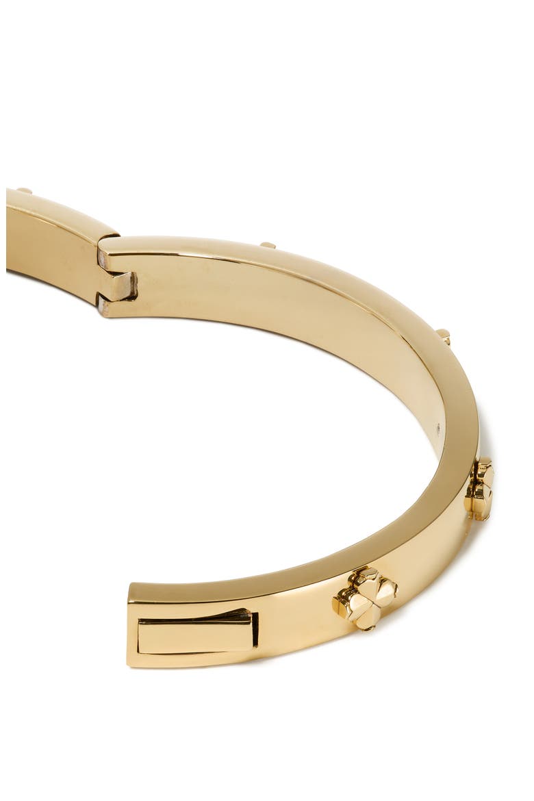 spade hinge bracelet, Alternate, color, GOLD.