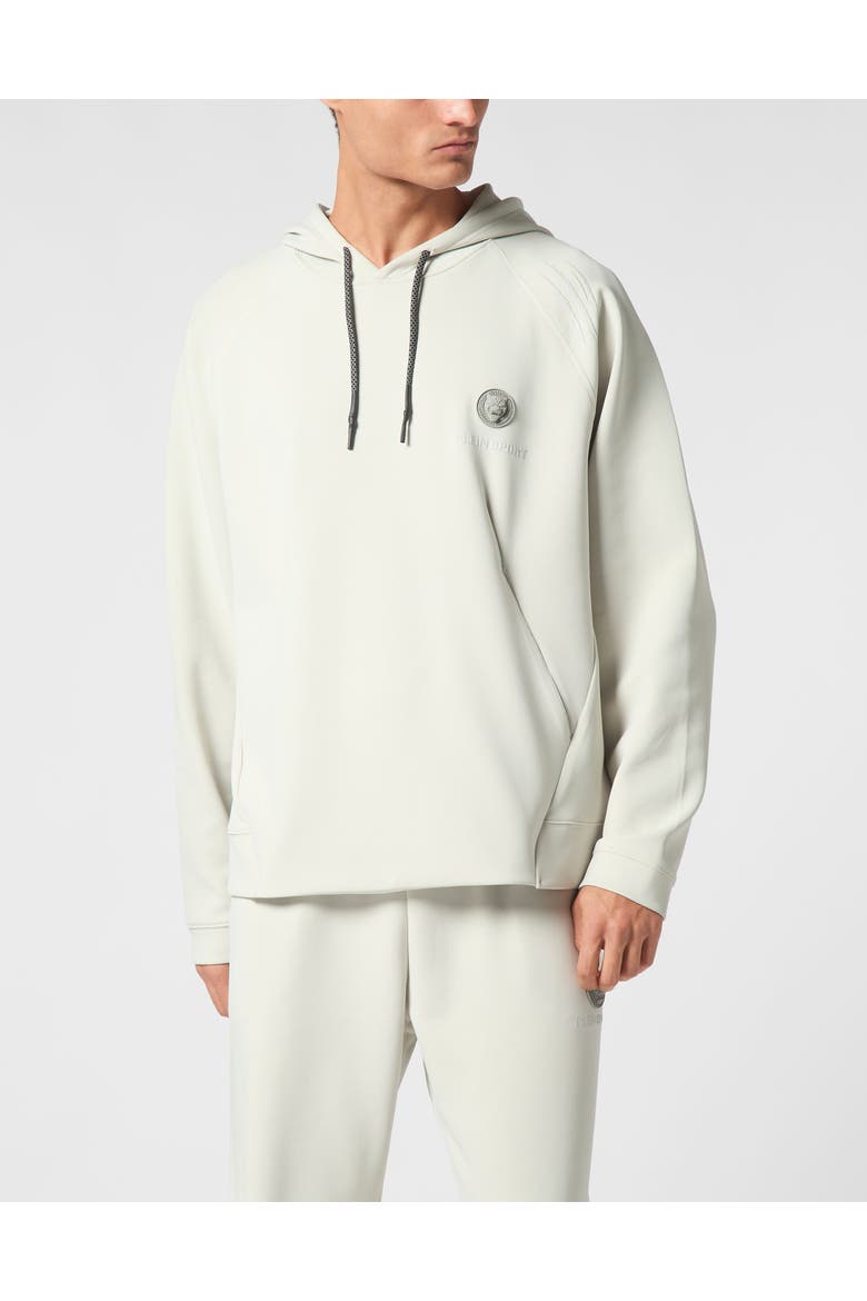 Technical Oversize Hoodie Sweatshirt Ls Men, Main, color, grey