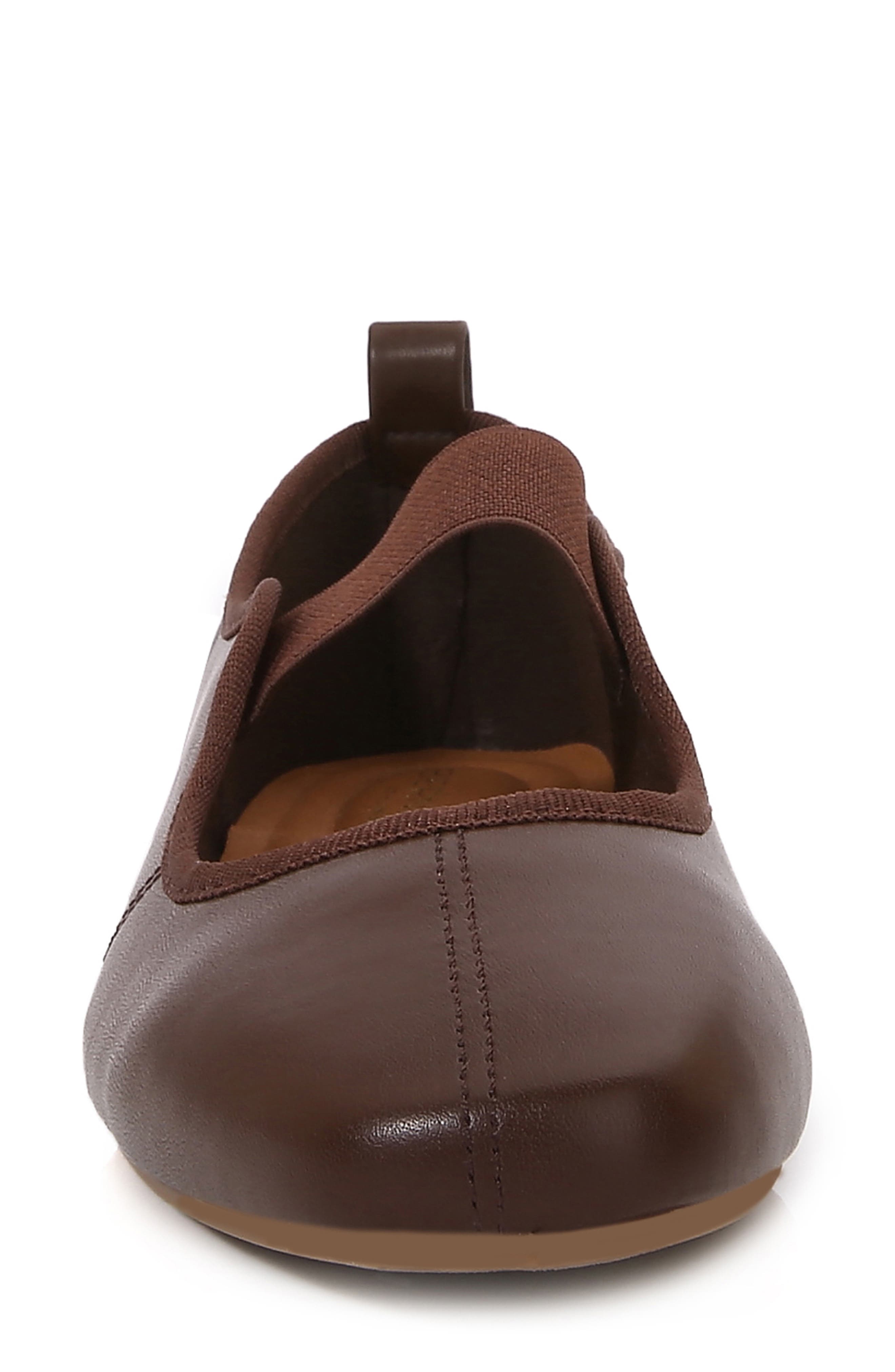 Fable Faux Leather Mary Jane Flat, Alternate, color, COFFEE