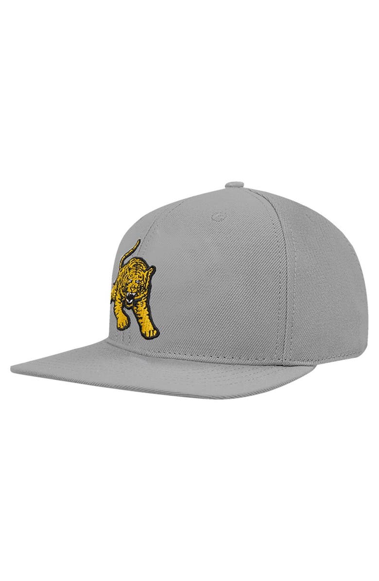 PRO STANDARD Men's Pro Standard Gray Tuskegee Golden Tigers Evergreen Mascot Snapback Hat, Alternate, color, Gray