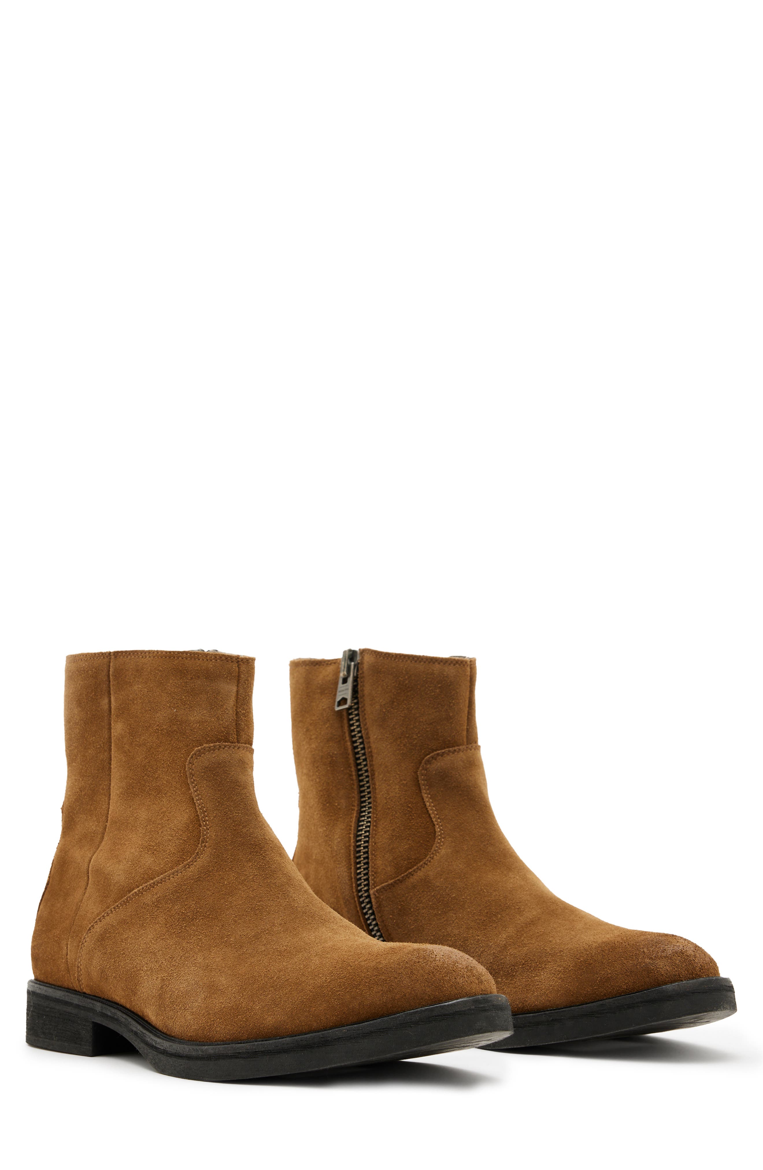AllSaints Lang Zip Boot, Main, color, 