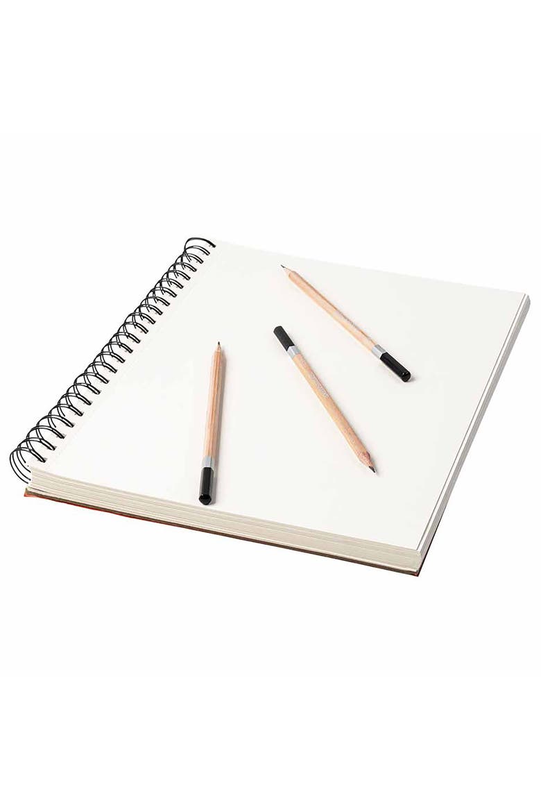 Sketch Paper Pad Spiralbound 80 Sheets 9X12" 60 Lb, Alternate, color, Multicolored